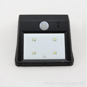 LED lights motion sensor activated detection solar wall/garden/path bright lamp